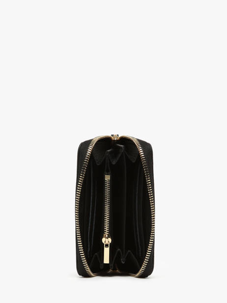 Portemonnee Leder Equestre Etrier Zwart equestre EEQT096M ander zicht 3